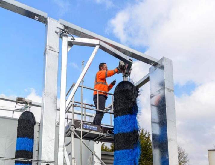 Entretien portique de lavage poids lourds France
